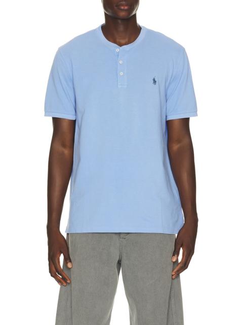 Polo Ralph Lauren Short Sleeve Garment Dyed Featherweight Mesh Henley T-Shirt