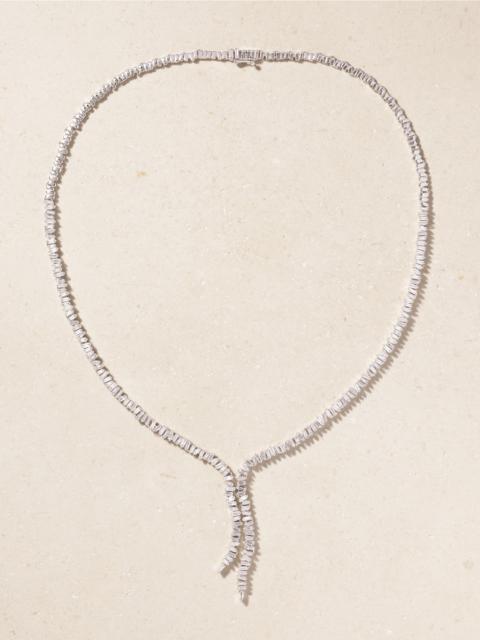 SUZANNE KALAN Bolero 18-karat White Gold Diamond Necklace