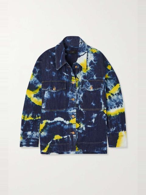 Moonrise tie-dyed denim jacket