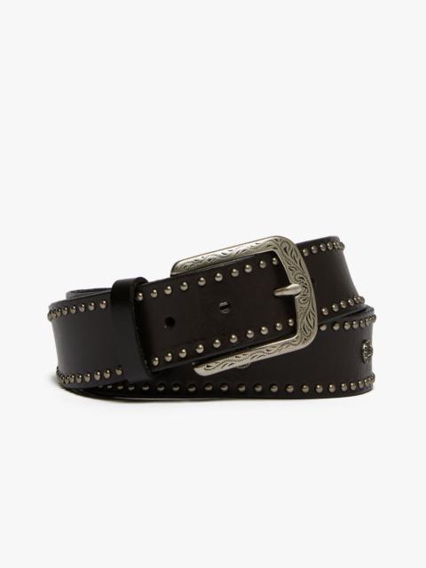 Max Mara GITANO Studded leather belt