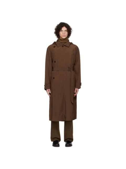 Lemaire Brown Light Trench Coat