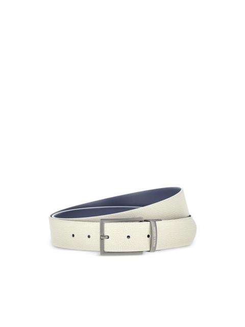 Paul & Shark reversible leather belt
