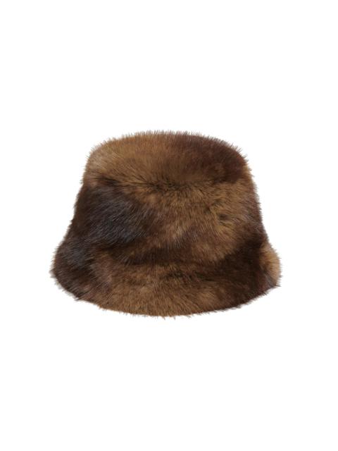 APPARIS Women's Gilly Faux-Mink Bucket Hat - Mink