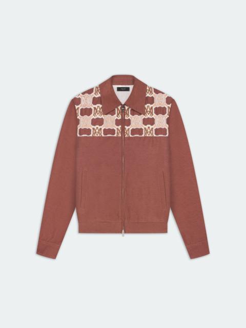 AMIRI GLASS BEADED MA YOKE BLOUSON