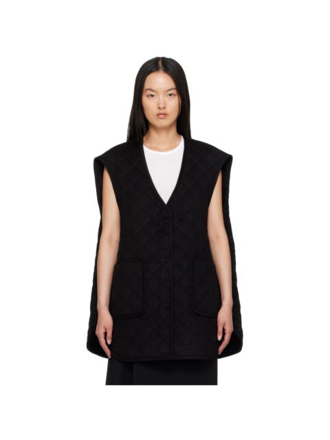 Totême Black Oversized Vest