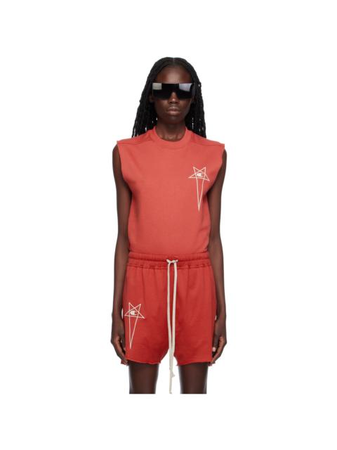 Rick Owens Red Champion Edition Basketball Tank Top