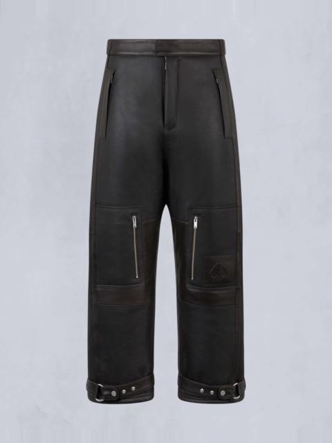 MOOSE KNUCKLES DARRELL UNISEX LEATHER PANTS