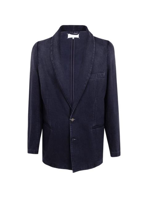 Maison Margiela shawl-lapel denim blazer
