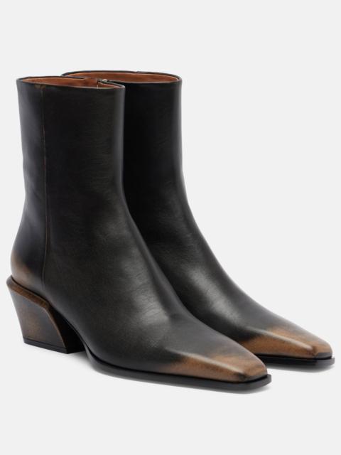 PARIS TEXAS Bettina 50 leather ankle boots