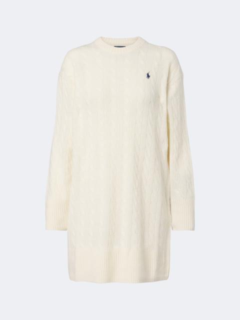 Polo Ralph Lauren Cable-knit wool and cashmere sweater dress