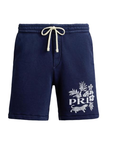Polo Ralph Lauren Men's Island Loopback-Knit Standard Shorts - Jaguar Tropical Navy