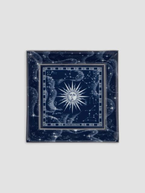 Dolce & Gabbana Zodiaco Porcelain Square Trinket Tray - Zodiaco
