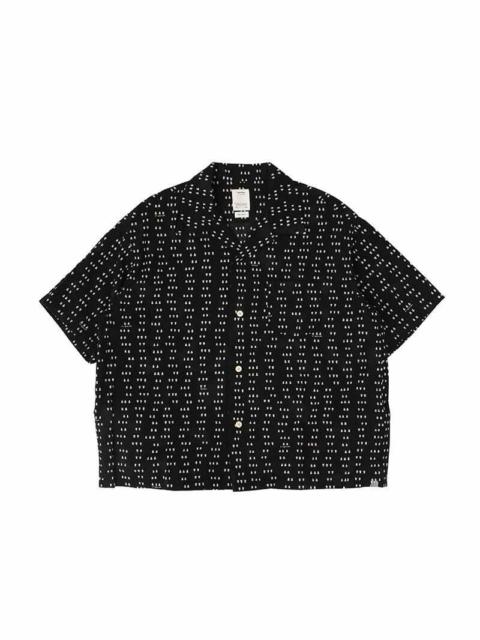 visvim CROSBY KHADI S/S IRIS BLACK