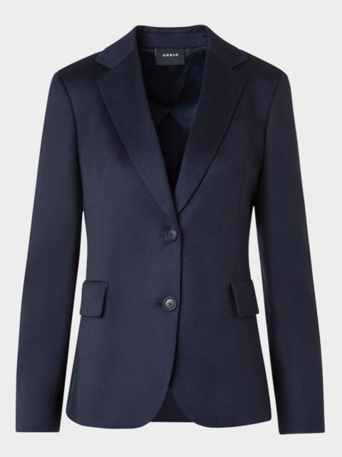 AKRIS Single-Breasted Cashmere Jacket