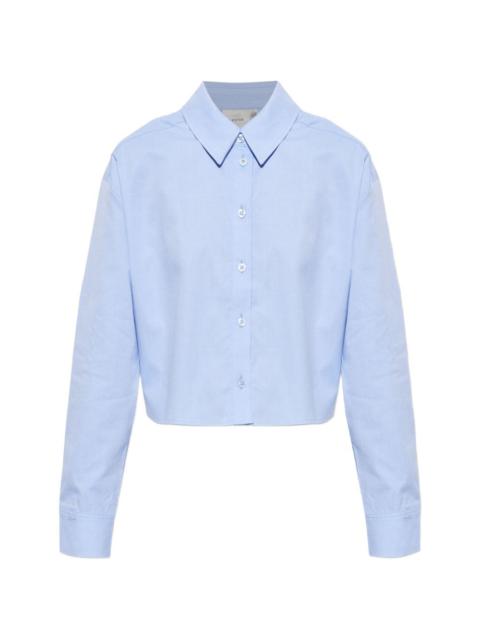 GESTUZ cropped long-sleeve shirt