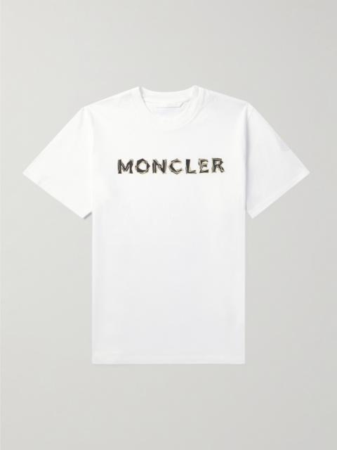 Moncler Logo-Print Cotton-Jersey T-Shirt