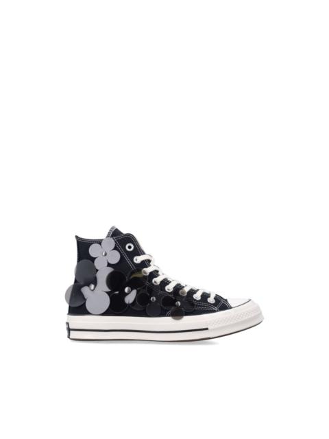 Converse Chuck 70 flower-appliqué sneakers
