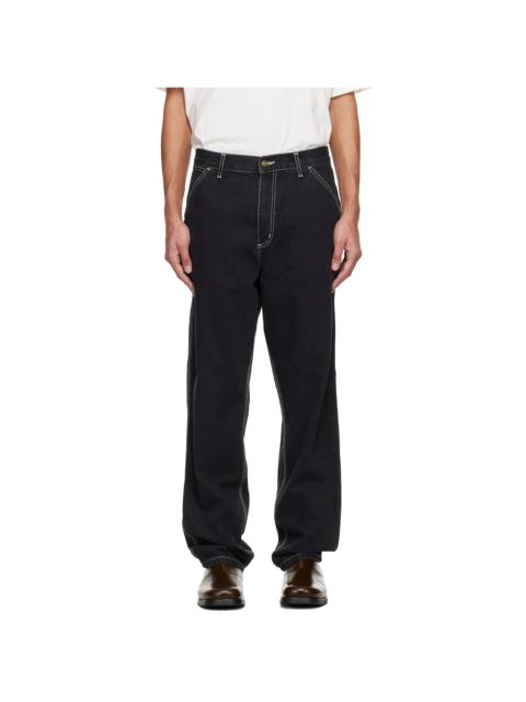 Carhartt Black Simple Pant Jeans