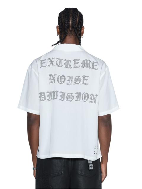Ksubi END DINER SS SHIRT SATIN WHITE