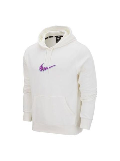 Nike Men's Nike SB Fleece Skateboard Hooded Pullover Long Sleeves White DM6479-133