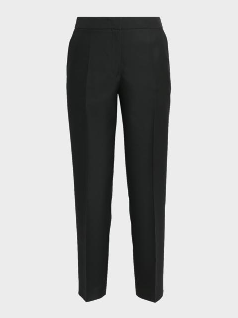 Jil Sander Mid-Rise Straight-Leg Ankle Trousers