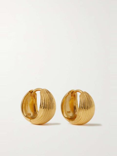 Sophie Buhai Reversible gold-tone hoop earrings