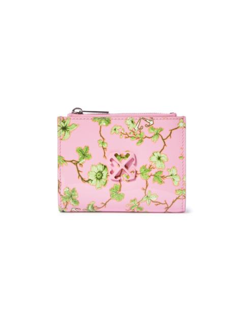 Off-White Jitney Bifold Zipped Flowers