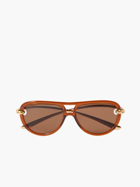 Bottega Veneta KNOT AVIATOR SUNGLASSES