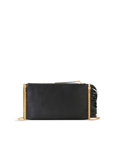 ELISABETTA FRANCHI fringed-design chain-strap leather shoulder bag