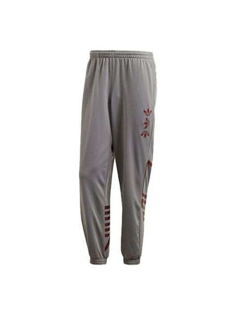 adidas adidas originals Metal Print Embroidered Leggings For Men Grey FS7330