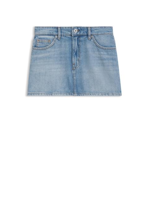 HUGO FIVE-POCKET MINI SKIRT IN BLUE DENIM