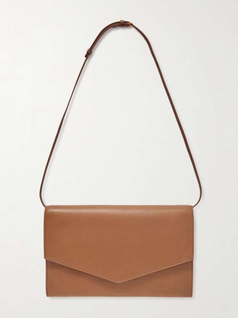 Envelope large leather shoulder bag