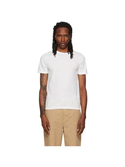 Merz b. Schwanen White 1950s Loopwheeled Classic Fit Lightweight T-shirt