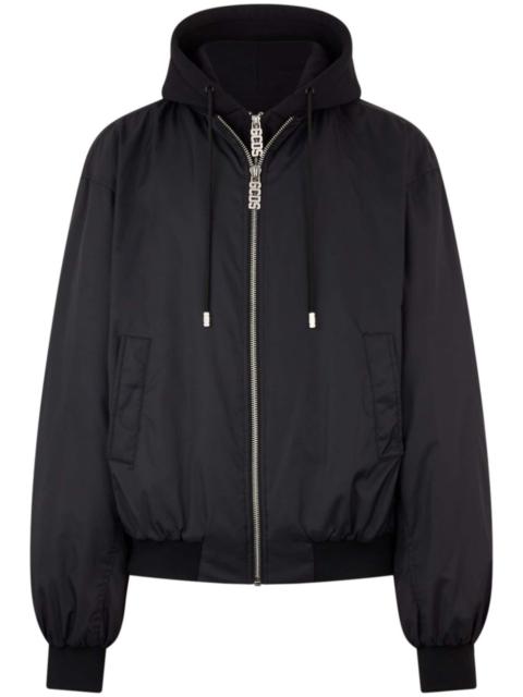 GCDS hooded bomber jacket