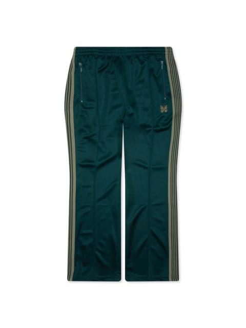 NEEDLES POLY SMOOTH BOOT-CUT TRACK PANT - GREEN