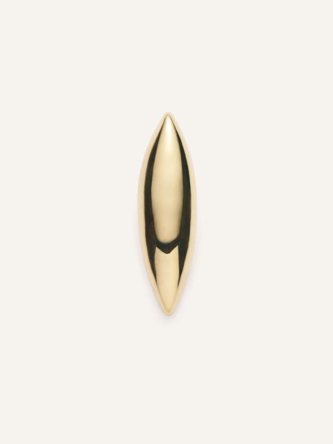MAGDA BUTRYM Elongated sculptural ring in gold