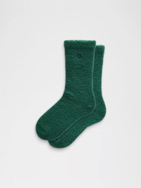 lululemon Fuzzy Crew Socks