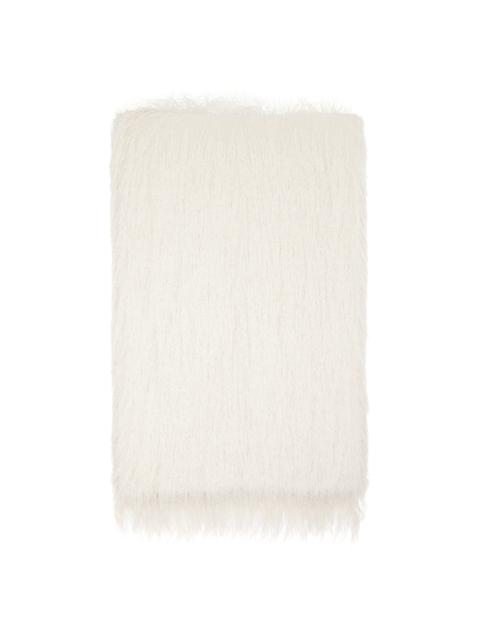 Dries Van Noten White Gusto Scarf