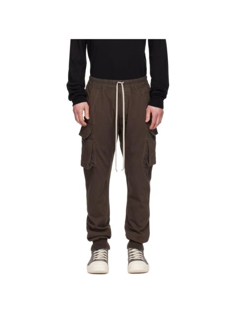 Rick Owens DRKSHDW Gray Temple Mastodon Cut Cargo Pants