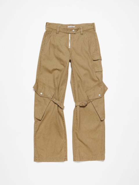 Cargo trousers - Cold beige