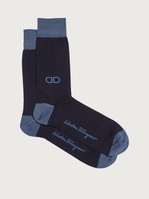 FERRAGAMO Gancini jacquard socks