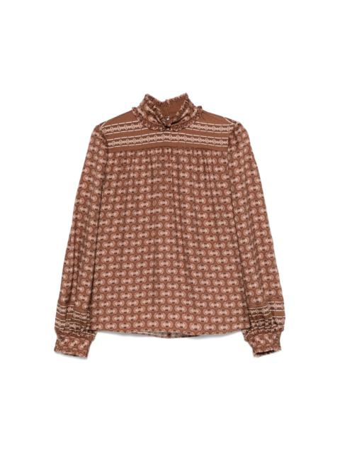 silk blouse