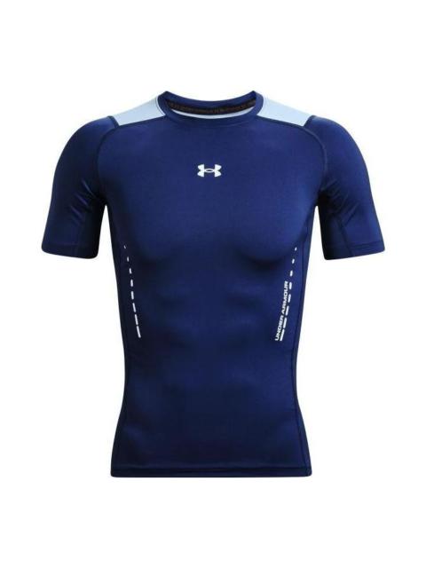 Under Armour Under Armour HeatGear Vent Comp Tee 'Blue' 1370657-415