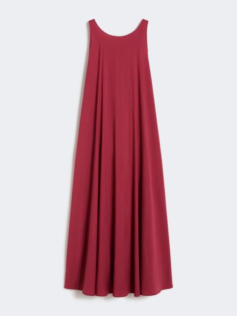Max Mara SETA Flared stretch poplin dress - GERANIUM