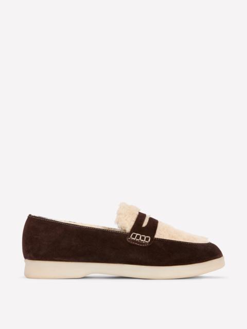 BODEN Easy soft loafers-Bitter Chocolate