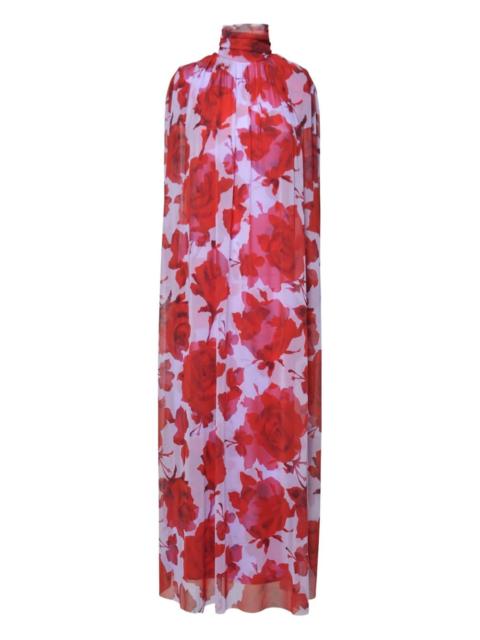 MSGM floral high-neck dress