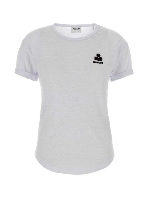 Isabel Marant Étoile White Linen Koldia T-shirt
