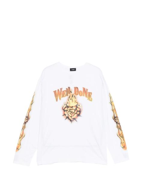 We11done graphic-print T-shirt