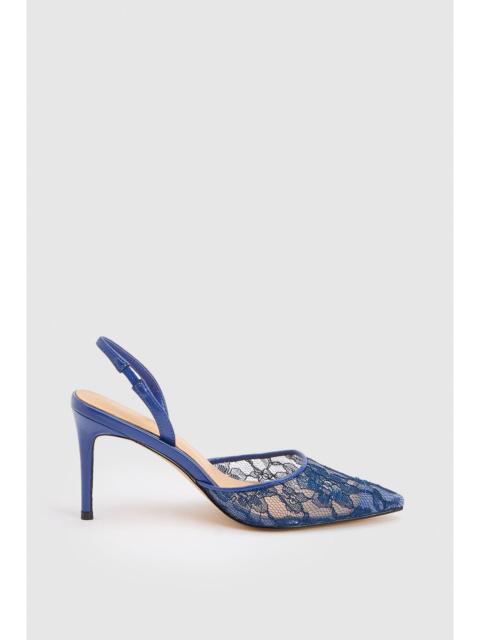 KAREN MILLEN Lace Court Heeled Shoe