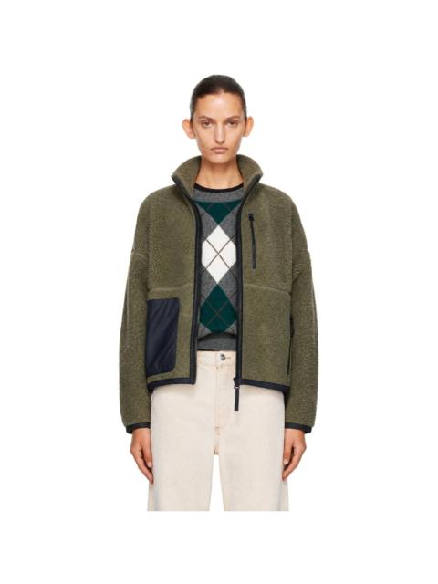Canada Goose Khaki Simcoe Zip Up Fleece Jacket